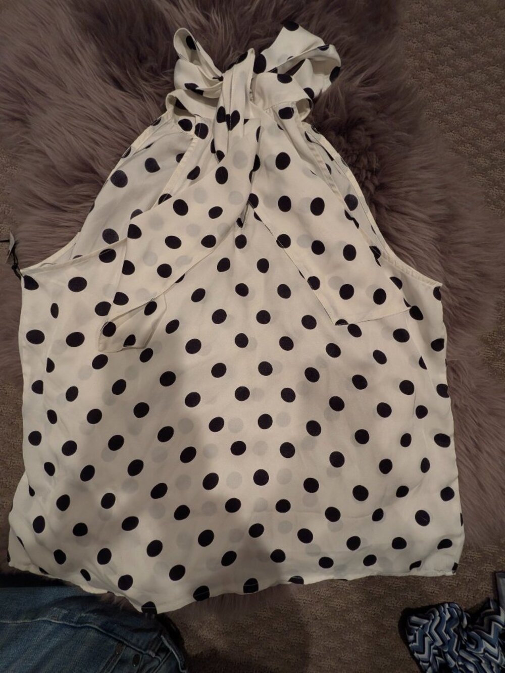 Polka dot halter